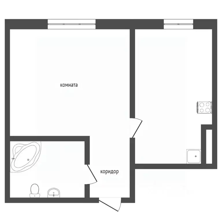 1-к кв. Севастополь ул. Руднева, 28Б (56.4 м) - Фото 2