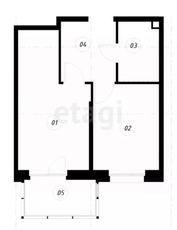 1-к кв. Татарстан, Казань ул. Гаврилова, 7к1 (34.43 м) - Фото 0