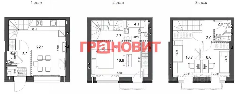 3-к кв. Новосибирская область, Новосибирский район, Мичуринский ... - Фото 1