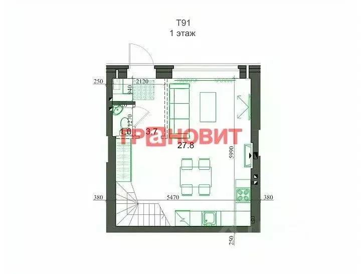 Таунхаус в Новосибирская область, Новосибирский район, Мичуринский ... - Фото 1