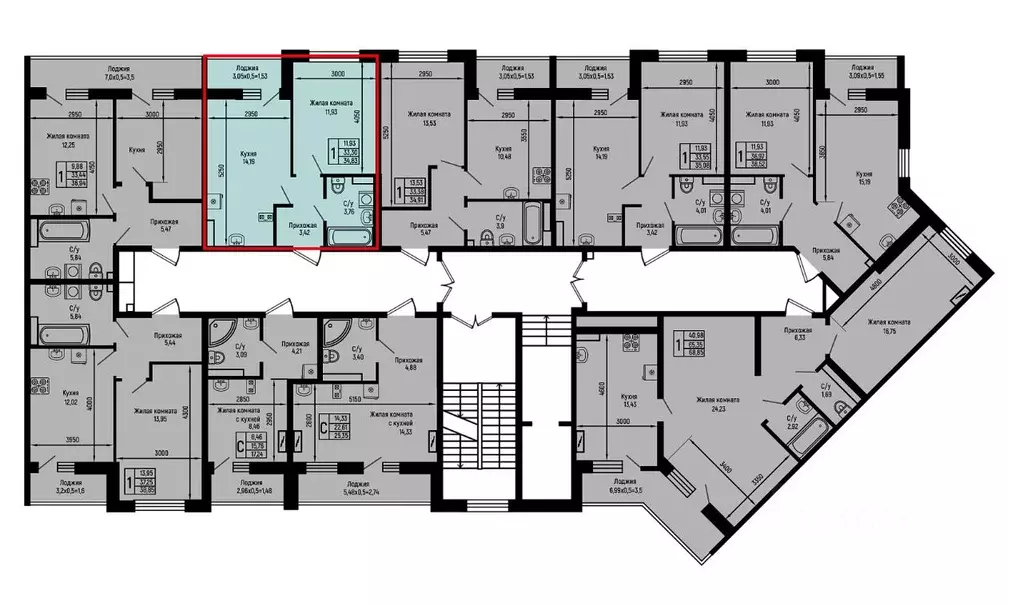 1-к кв. Краснодарский край, Туапсинский муниципальный округ, с. Небуг ... - Фото 1