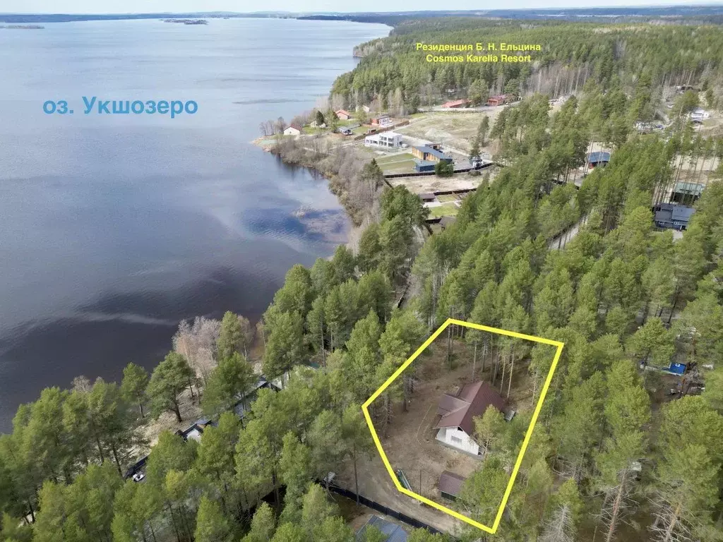 Дом в Карелия, Прионежский район, Шуйское с/пос, д. Шуйская Чупа ул. ... - Фото 1