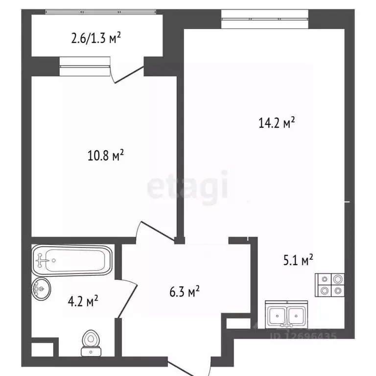 1-к кв. Московская область, Ленинский городской округ, пос. Развилка ... - Фото 1