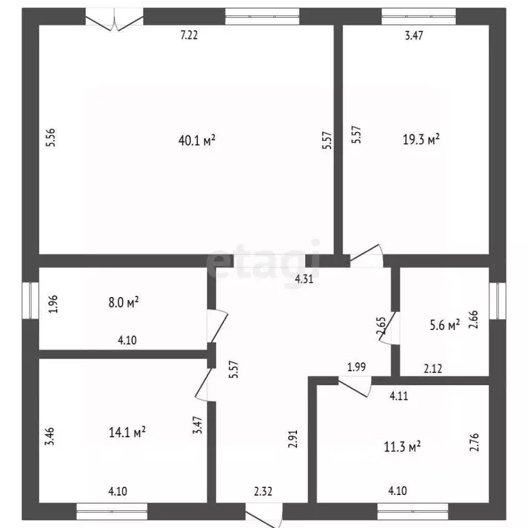 Дом в Мордовия, Саранск городской округ, Николаевка рп ул. Южная (125 ... - Фото 2
