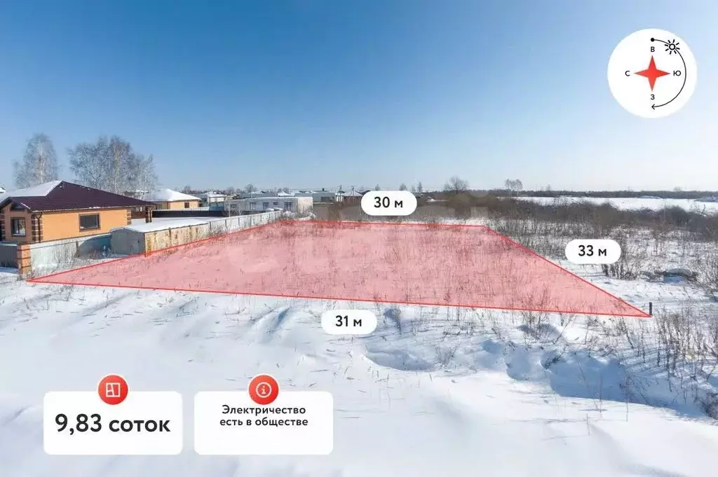 Участок в Тюменская область, Тюмень ул. Родных Людей (9.83 сот.) - Фото 1