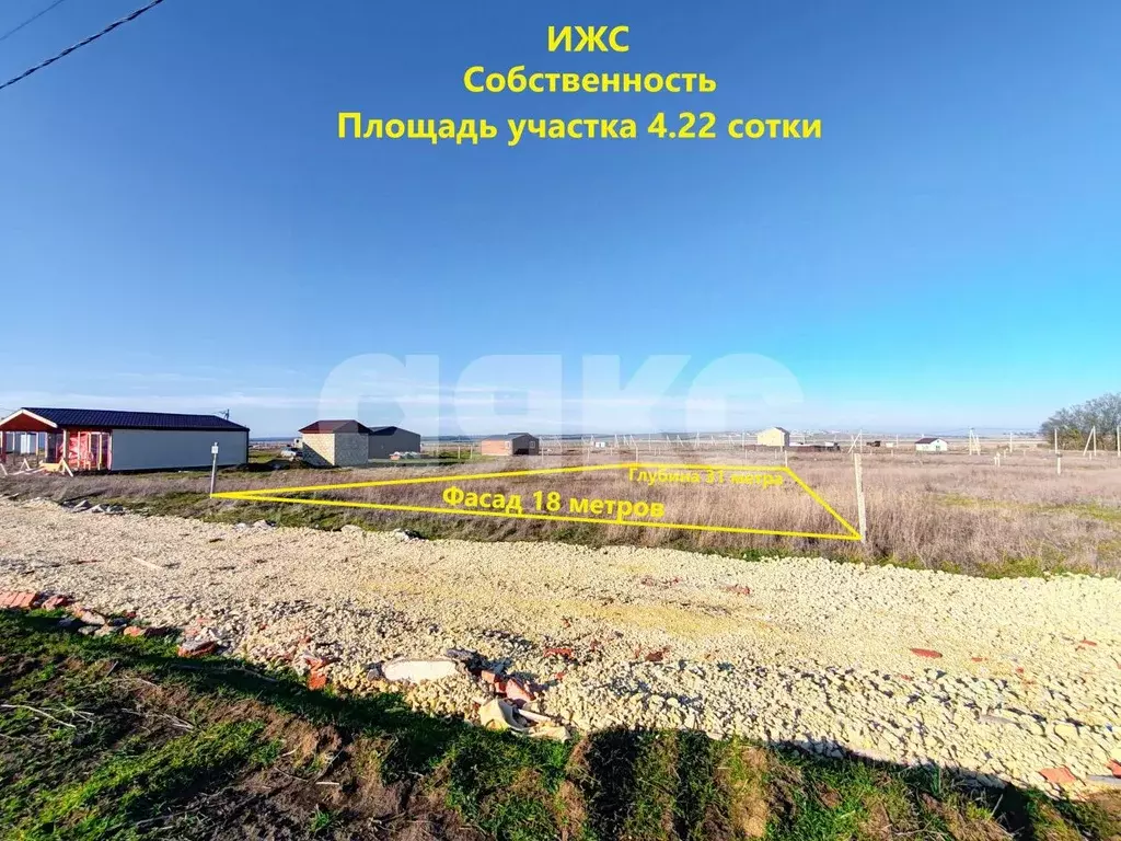 Участок в Краснодарский край, Темрюкский район, Ахтанизовская ст-ца  ... - Фото 0