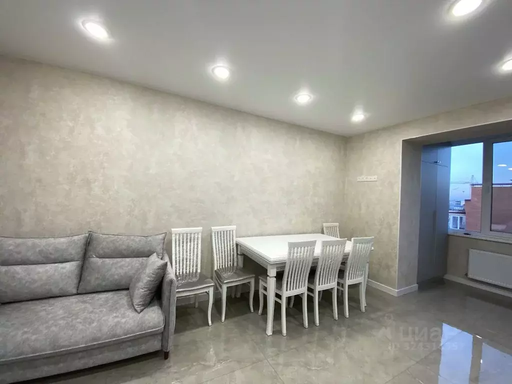 2-к кв. Северная Осетия, Владикавказ ул. Билара Кабалоева, 12А (79.0 ... - Фото 2