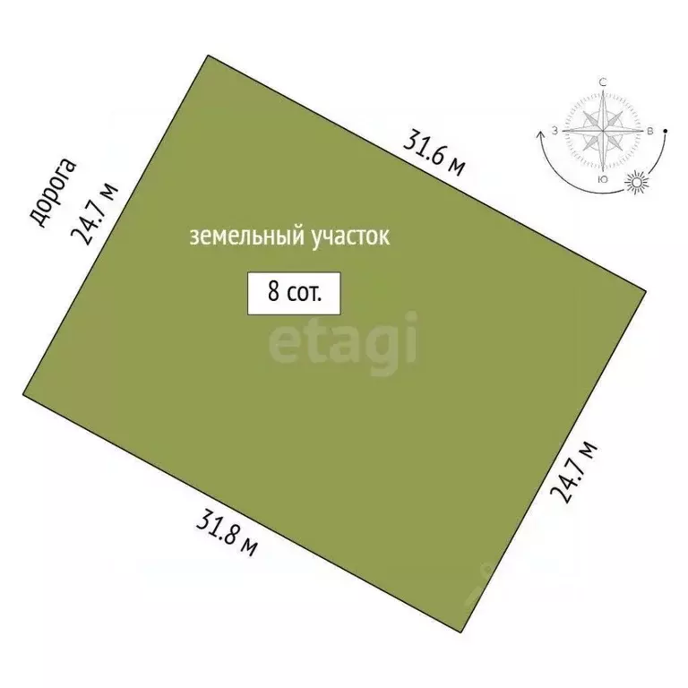 Участок в Тюменская область, Тюменский муниципальный округ, Каменское ... - Фото 2