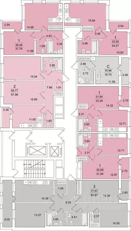 1-к кв. Санкт-Петербург Кубинская ул., 82к3с1 (31.94 м) - Фото 1