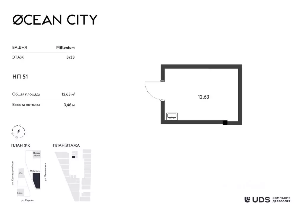 Помещение свободного назначения в Удмуртия, Ижевск Пушкинская ул. (13 ... - Фото 1