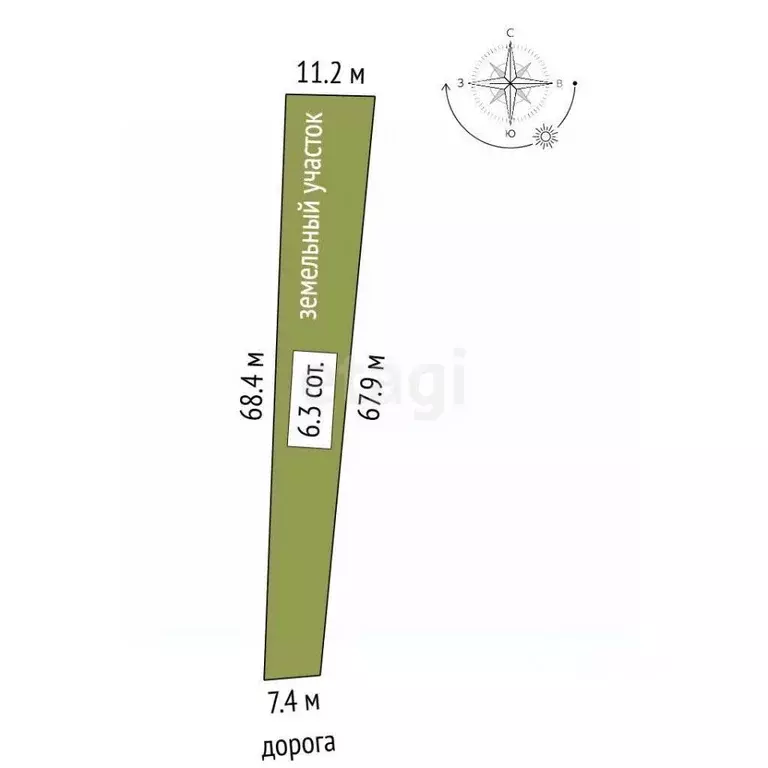 Участок в Марий Эл, Медведевский район, Сидоровское с/пос, Салют СНТ ... - Фото 1