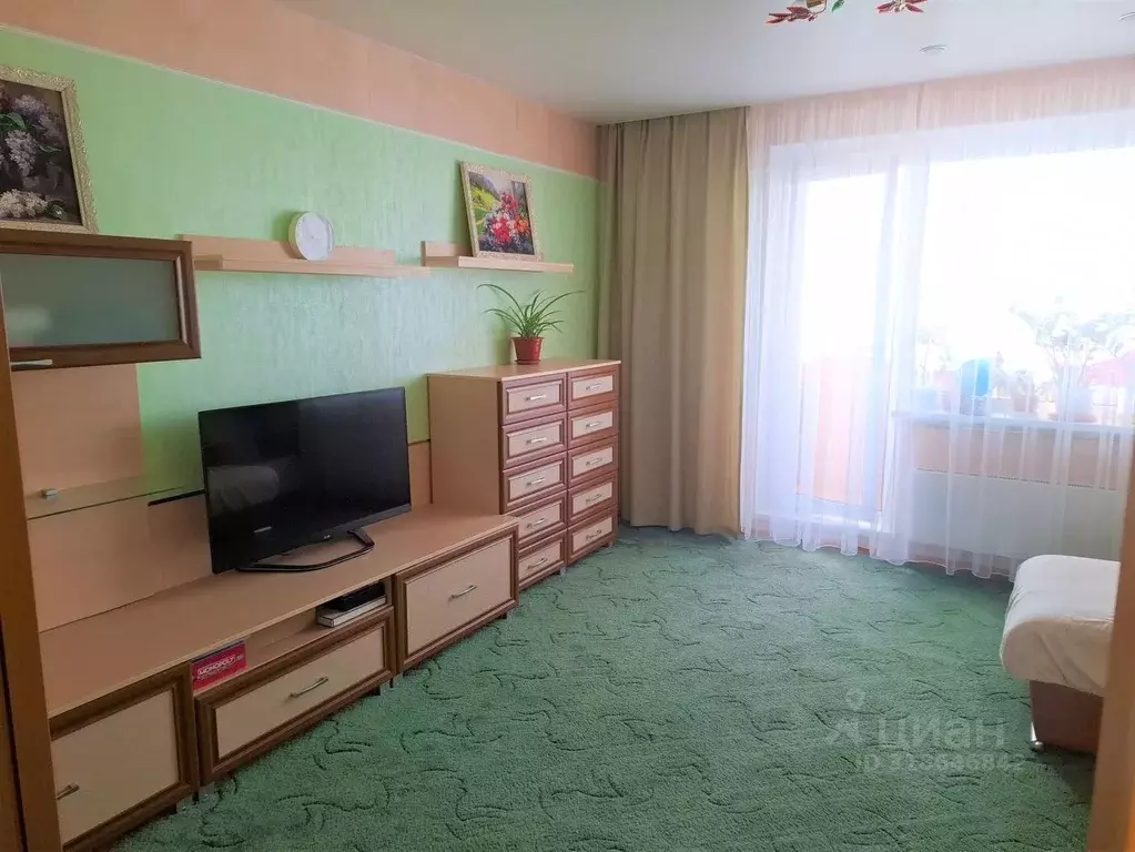 2-к кв. Курганская область, Курган Заозерный жилрайон, 4-й мкр, 23 ... - Фото 1