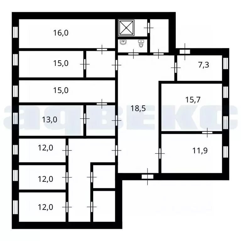 Офис в Санкт-Петербург Смоленская ул., 1 (169 м) - Фото 2