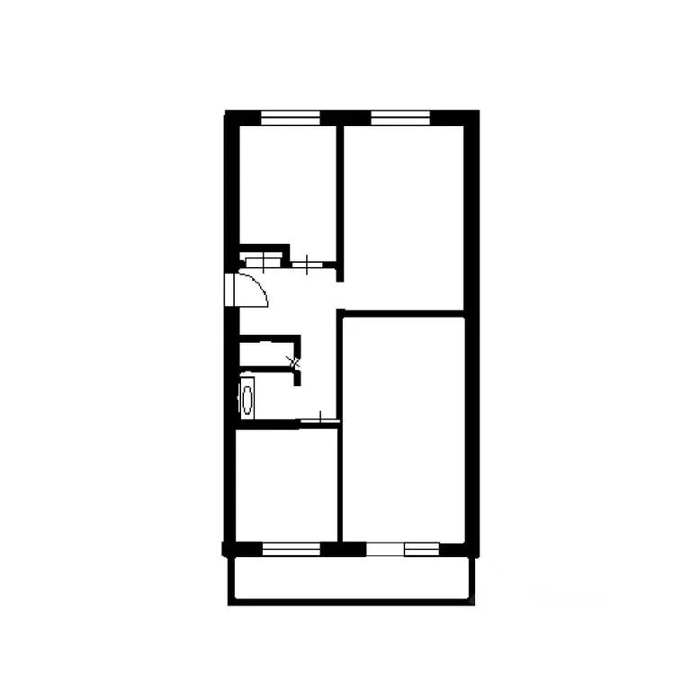 3-к кв. Новосибирская область, Новосибирск ул. Ватутина, 4/1 (61.0 м) - Фото 1