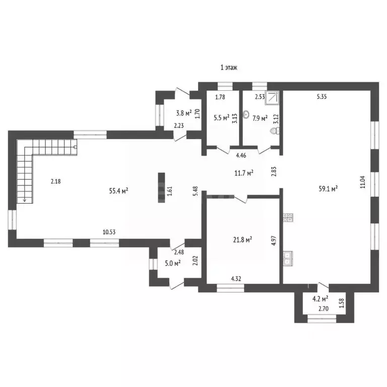 Дом в Тюменская область, Тюменский муниципальный округ, с. Мальково ... - Фото 2