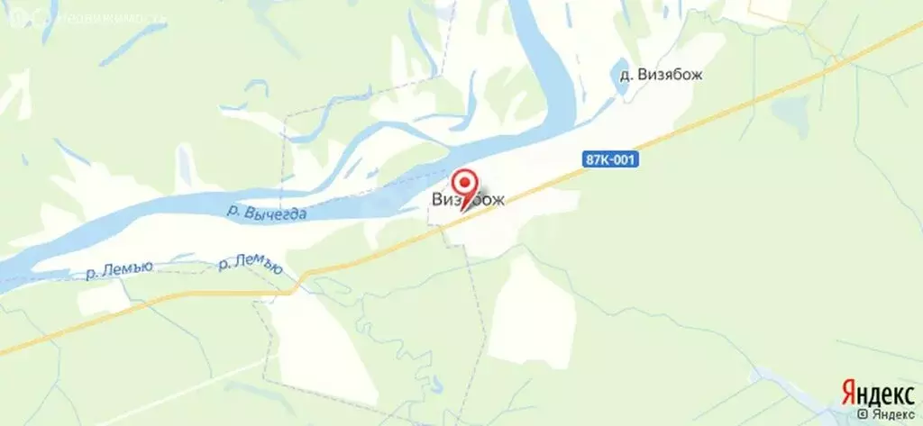 Участок в деревня Визябож, Дачная улица (7 м) - Фото 1