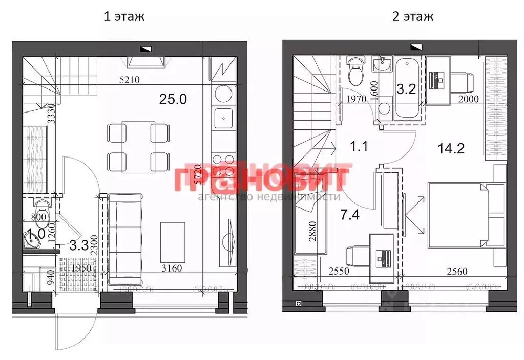 Таунхаус в Новосибирская область, Новосибирский район, Мичуринский ... - Фото 1