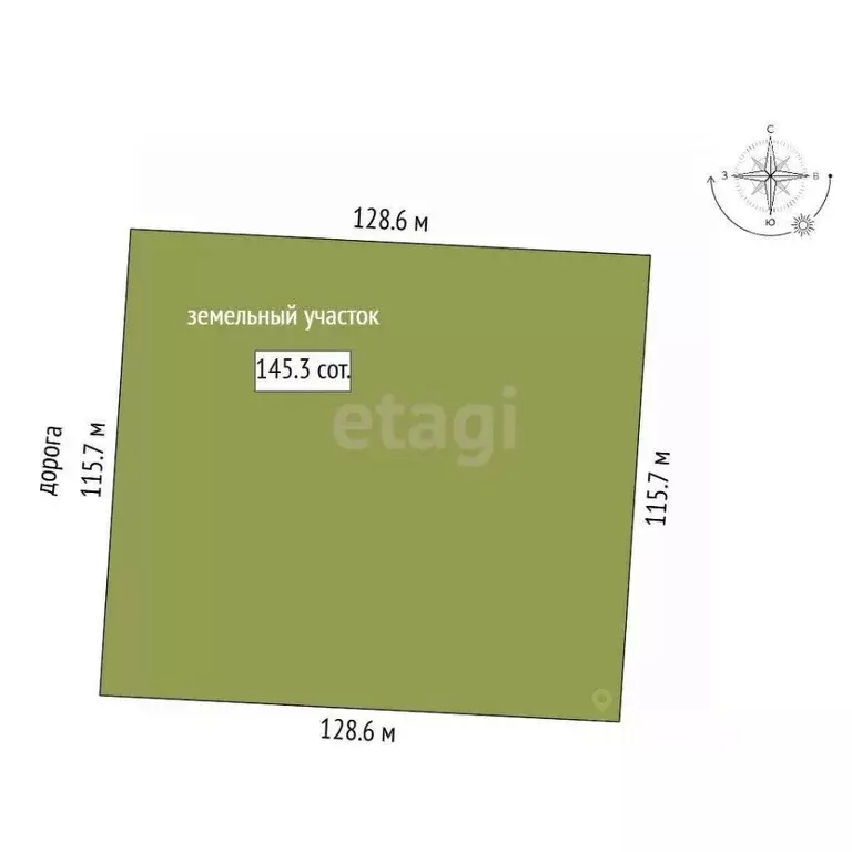 Участок в Крым, Ленинский район, Семисотское с/пос, с. Каменское ул. ... - Фото 2