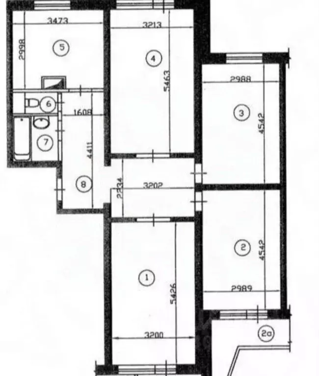 4-к кв. Москва проезд Чечерский, 100 (100.0 м) - Фото 2