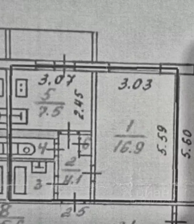 1-к кв. Псковская область, Псков Завеличье исторический район, ул. ... - Фото 1