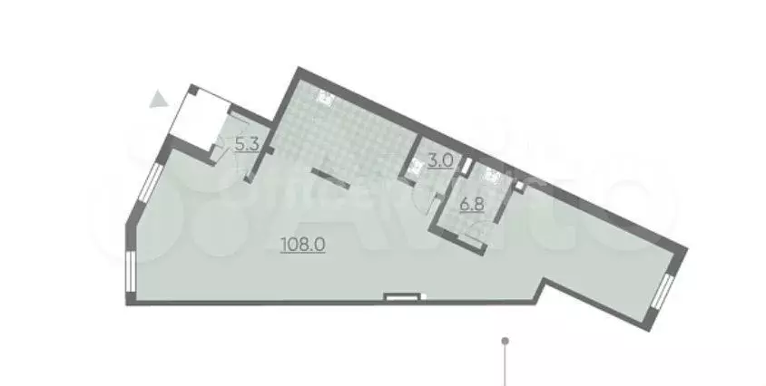 Офис 121.5 кв.м - Фото 0