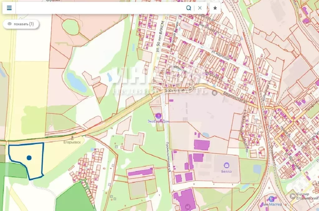 Участок в Московская область, Егорьевск муниципальный округ, д. ... - Фото 1