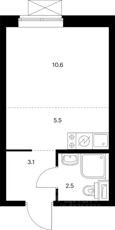 Студия Приморский край, Владивосток Снежный парк жилой комплекс (22.7 ... - Фото 1