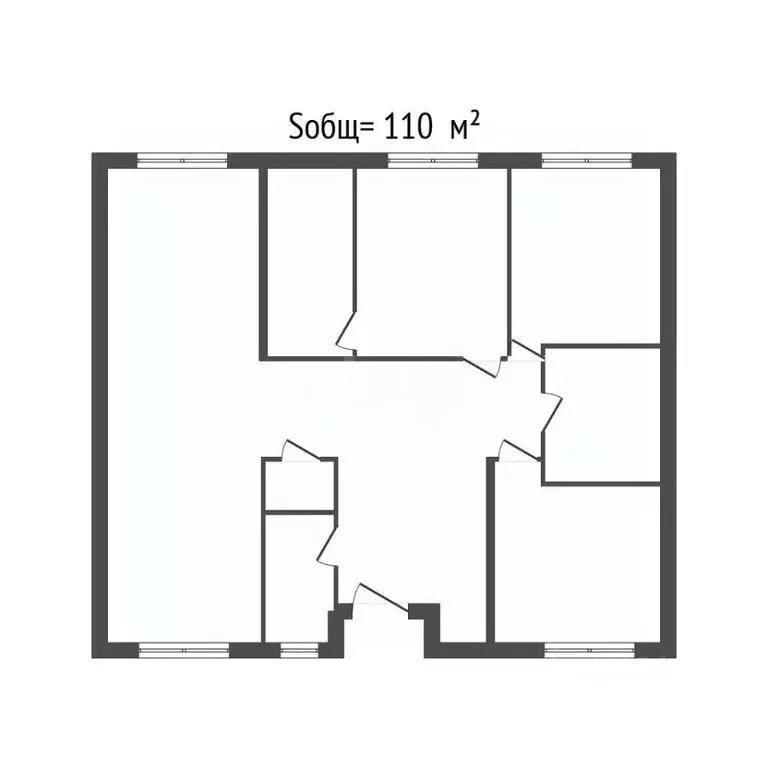 Дом в Брянская область, Фокино Шибенец мкр,  (110 м) - Фото 2