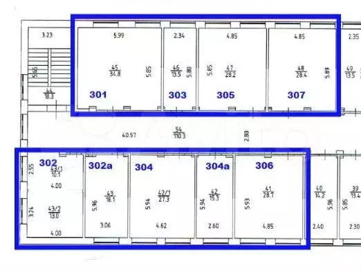 Офис в Бизнес-центре, 9 кабинетов кабинетов, 217,4 кв.м - Фото 0