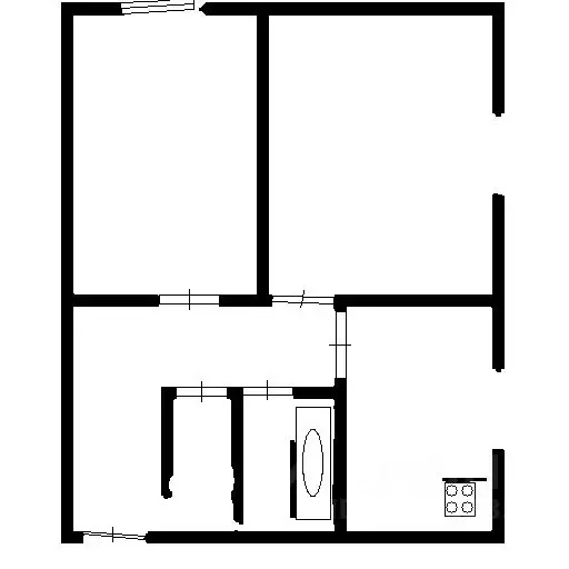 2-к кв. Пермский край, Очер Коммунистическая ул., 32 (38.4 м) - Фото 1