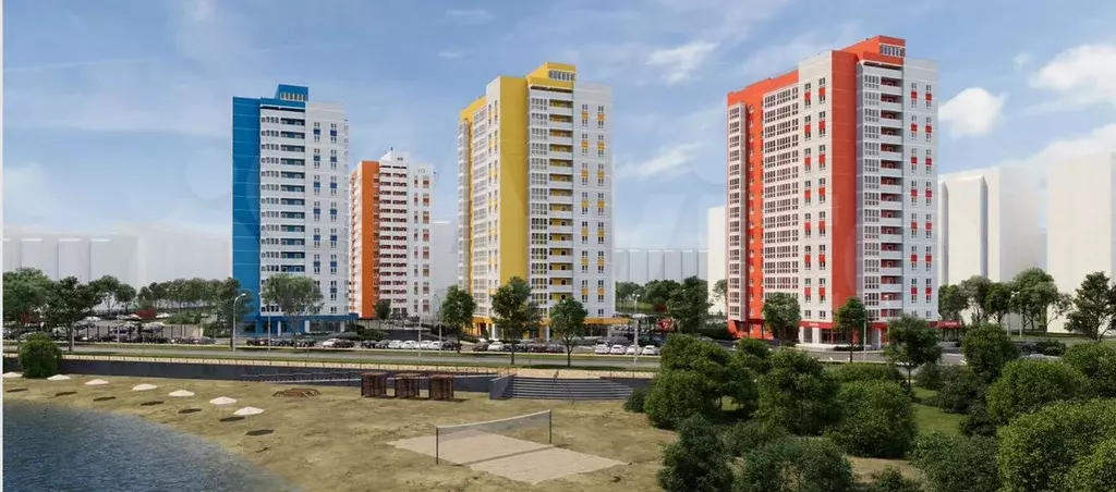 Квартира-студия, 32,8 м, 12/16 эт. - Фото 0