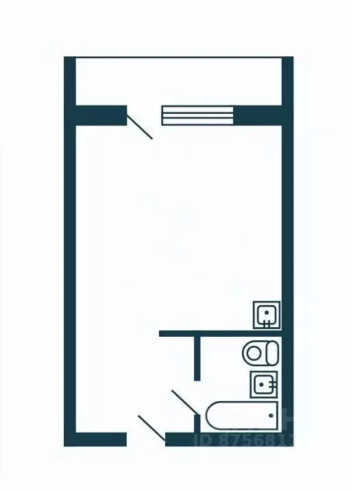 Студия Новосибирская область, Бердск ул. Кристальная, 2 (19.2 м) - Фото 2