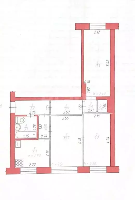 3-комнатная квартира: Ижевск, 8-й Подлесный проезд, 6А (50 м) - Фото 1