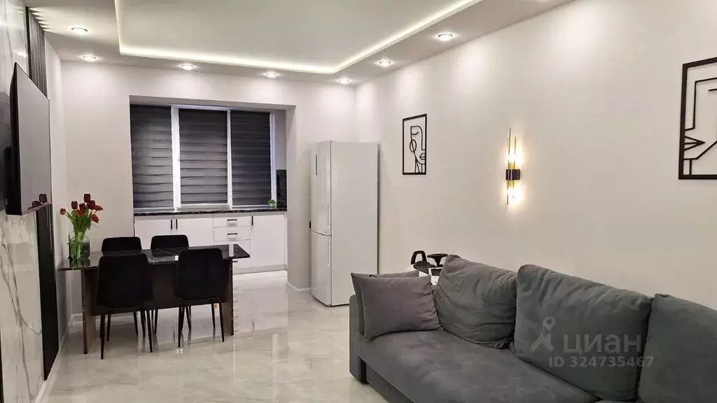 1-к кв. Северная Осетия, Владикавказ ул. Курсантов-Кировцев, 27А (55.0 ... - Фото 2