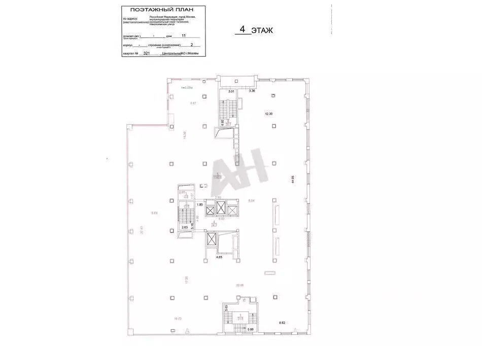 Помещение свободного назначения в Москва Николоямская ул., 11С2 (13360 ... - Фото 1