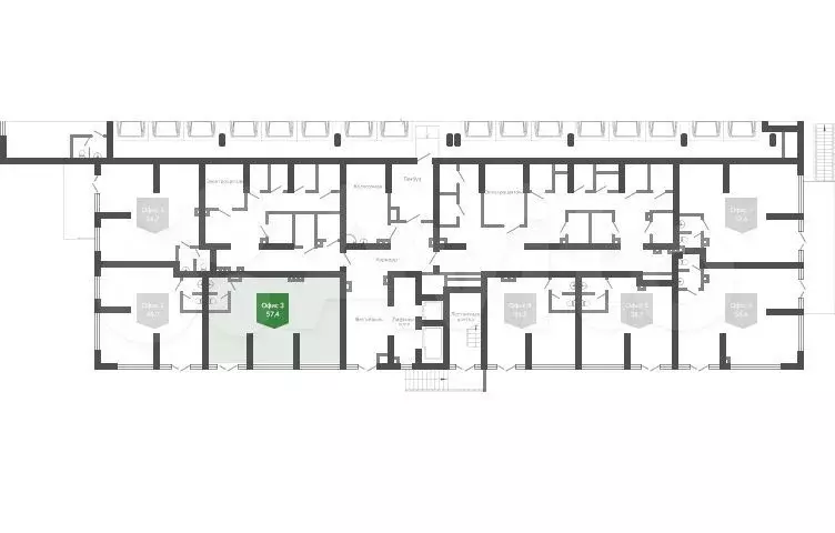 Продам помещение свободного назначения, 58.2 м - Фото 1