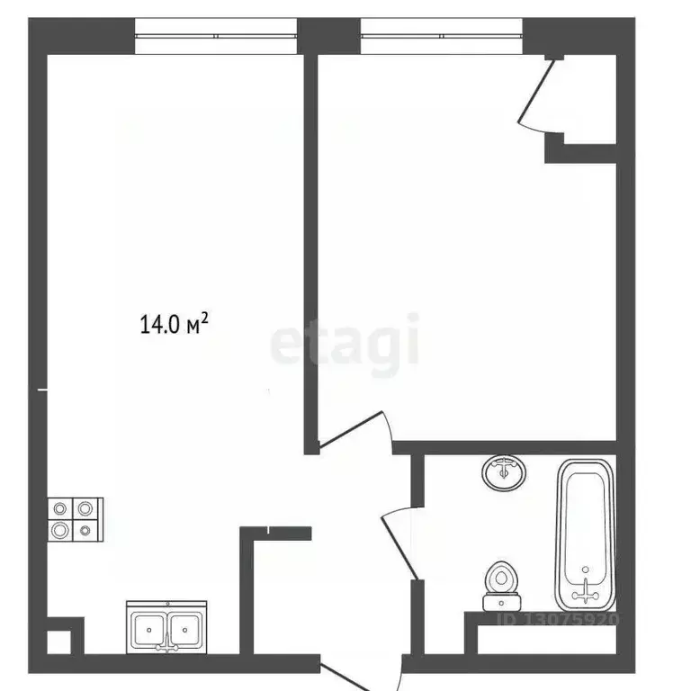 1-к кв. Ярославская область, Ярославль ул. Карла Либкнехта, 19 (40.0 ... - Фото 2