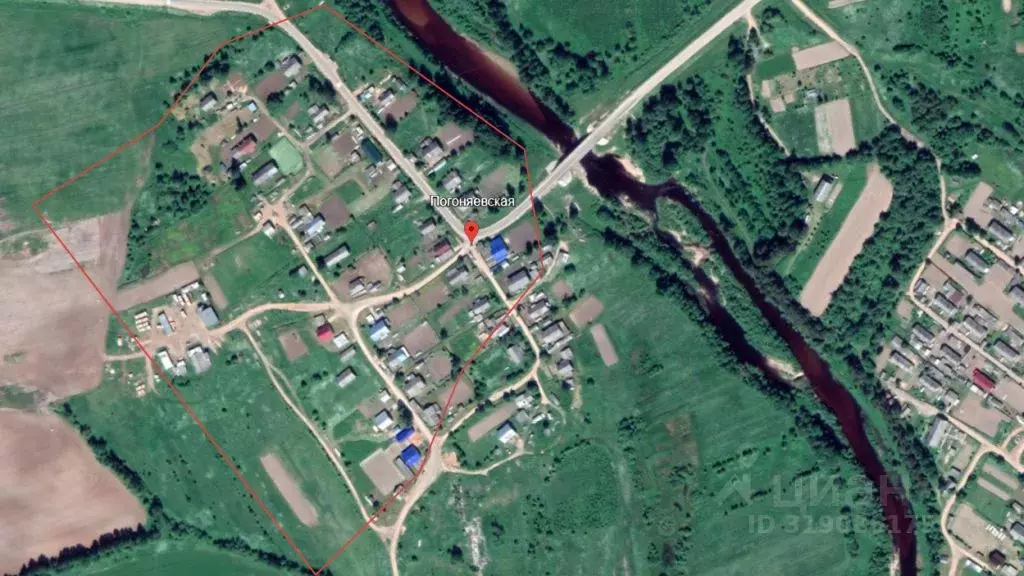 Участок в Вологодская область, Тарногский муниципальный округ, д. ... - Фото 1