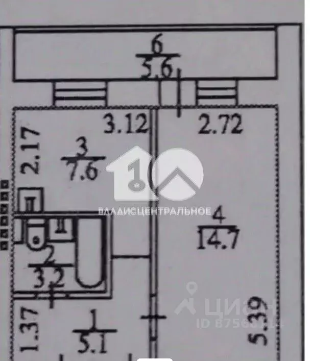 2-к кв. Новосибирская область, Искитим Южный мкр, Ясный жилмассив, 27 ... - Фото 2