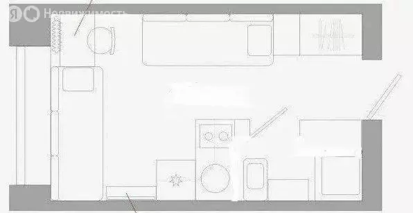 1к в -комнатной квартире (15.5 м) - Фото 1
