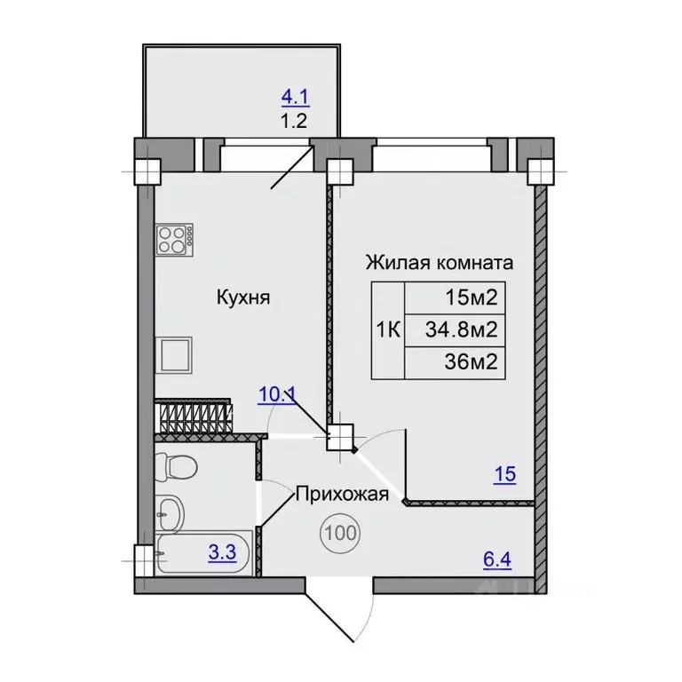 1-к кв. Приморский край, Артем ул. Кирова, 74/1 (35.6 м) - Фото 0