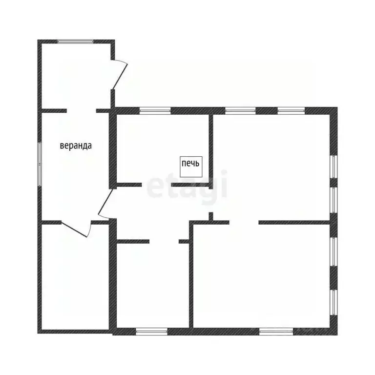 Дом в Алтайский край, Бийск Красногвардейская ул., 109 (54 м) - Фото 2