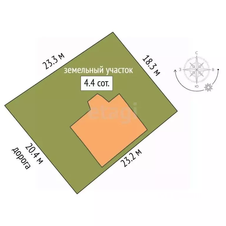 Дом в Челябинская область, Чебаркульский муниципальный округ, д. ... - Фото 2