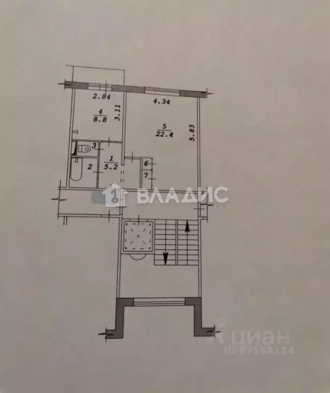 1-к кв. Новосибирская область, Новосибирск ул. Палласа, 3 (40.9 м) - Фото 1