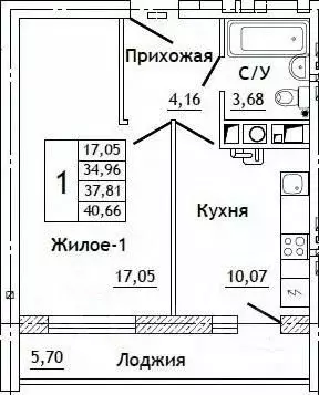 1-к кв. Смоленская область, Смоленский муниципальный округ, д. ... - Фото 0