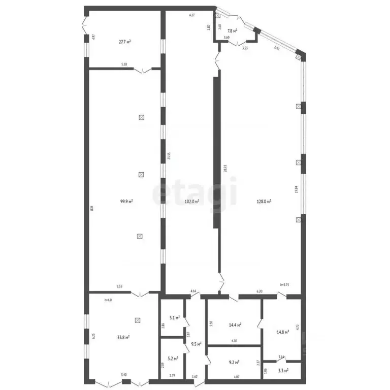 Торговая площадь в Ямало-Ненецкий АО, Новый Уренгой Лимбяяха мкр, ... - Фото 2