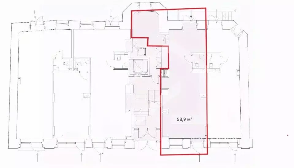 Помещение свободного назначения в Москва Большая Бронная ул., 25С3 (54 ... - Фото 2