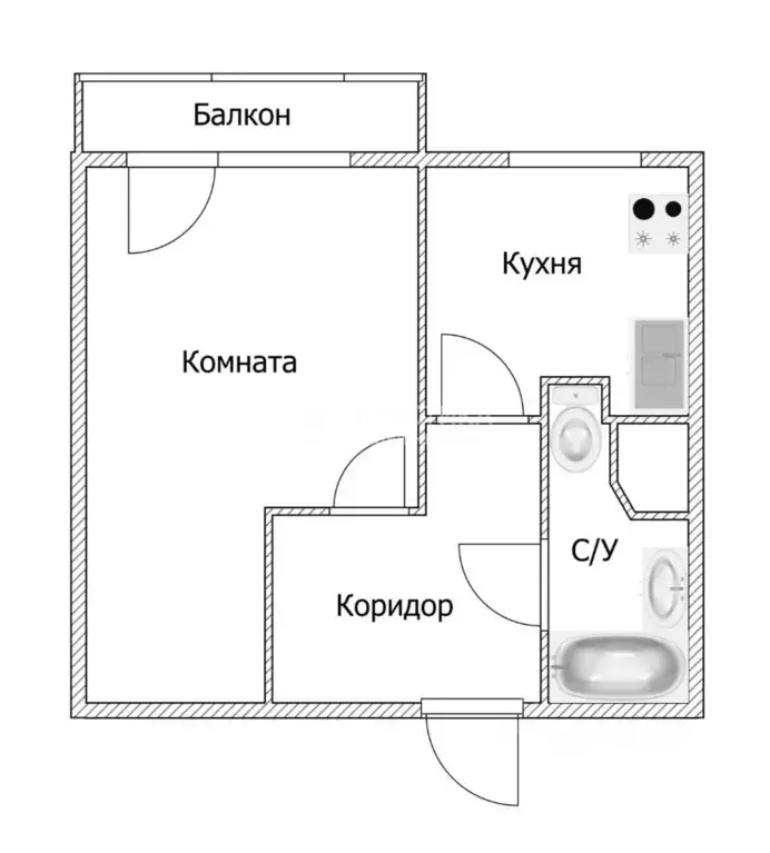 1-к кв. Москва ул. Проходчиков, 10К2 (40.0 м) - Фото 2