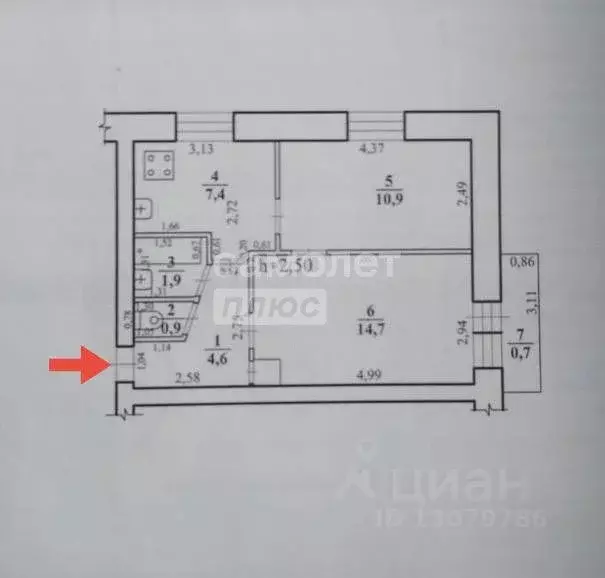 2-к кв. Забайкальский край, Чита ул. Балябина, 45 (40.4 м) - Фото 0