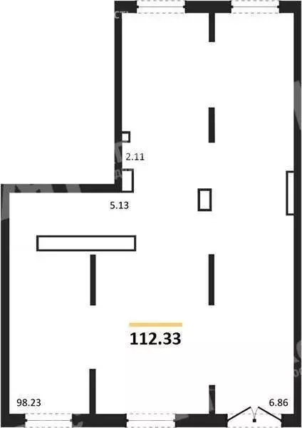 Помещение свободного назначения (112 м) - Фото 2
